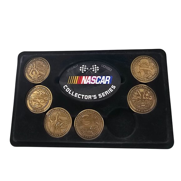 Nascar Collectors Series 1st Edition Medallion Coin Set Officially Licensed - Picture 1 of 5
